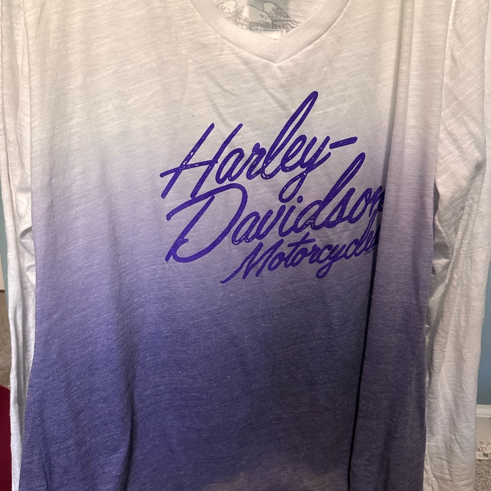 Harley-Davidson Classic Black and Orange Logo Tee